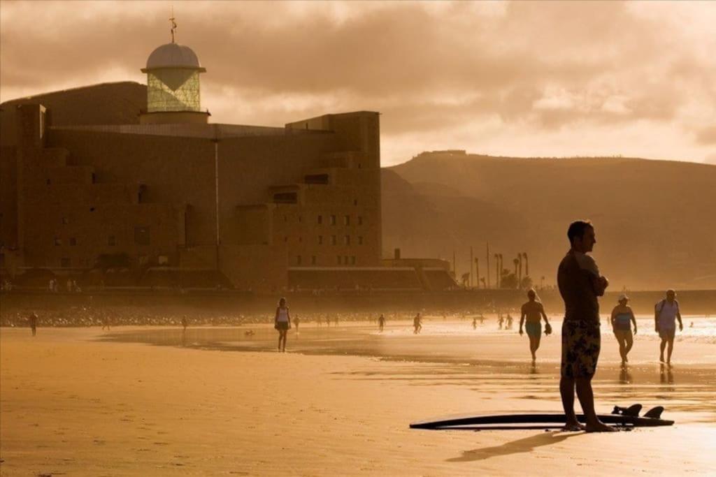 Ferienwohnung Sunrise-Sunset Amazing Seaviews Las Canteras Beach Las Palmas / Gran Canaria Exterior foto